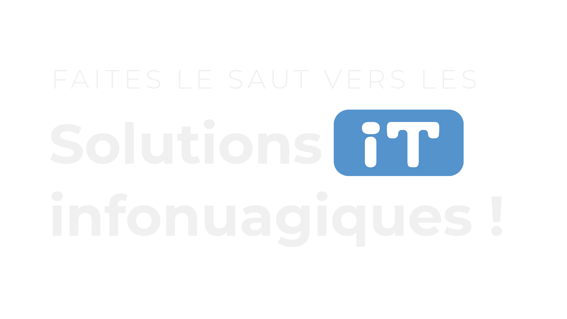 solutions it infonuagiques